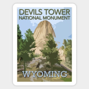 Devils Tower Sticker